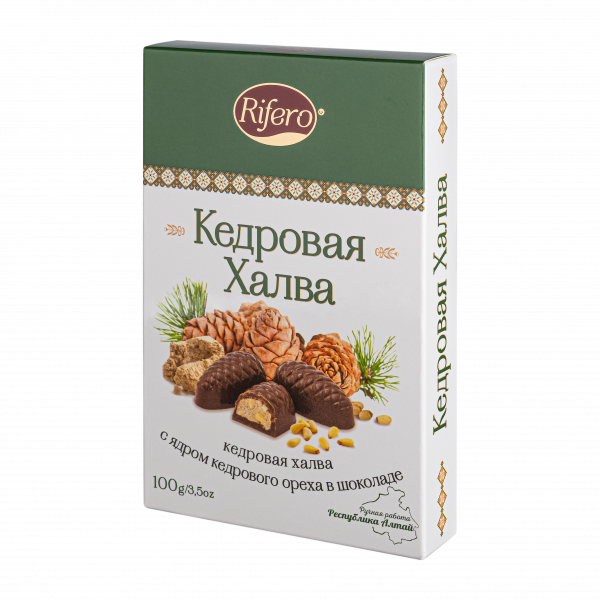 №1 Риф и ко Конфеты "Кедровая халва" 100г   в Ханты-Мансийске