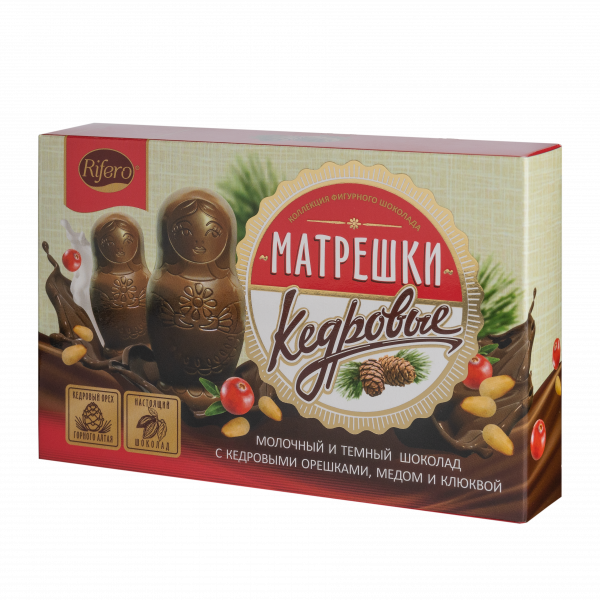 №1 Риф и ко Конфеты "Матрёшки кедровые" 100г           в Ханты-Мансийске